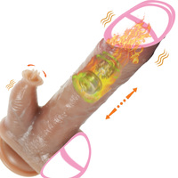 Livraison rapide Jouets sexuels 22 cm Dido avec sensation de peau, énorme gode vibrant étanche pour hommes