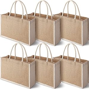 Factory Wholesale <strong>Custom</strong> <strong>Printed</strong> Logo Wedding Shopping Gift PE Filmed Interior <strong>Tote</strong> <strong>Bags</strong> Eco Reusable Gunny Burlap <strong>Jute</strong> <strong>Tote</strong> <strong>Bag</strong> - Product Image 3