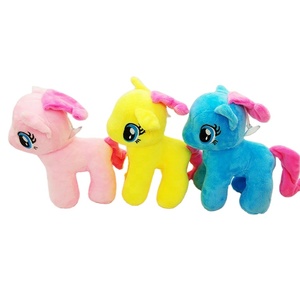 Juguete de peluche de caballo pequeño de 7 pulgadas, barato de fábrica, muñeco de animal de peluche para máquina de grúa de garras - Product Image 5