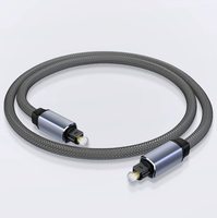 Câble audio numérique SPDIF Toslink à fibre optique pour HDTV, barre de son TV, amplificateur, connexion audio sans perte, gaine PVC 3m