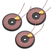 OEM ODM Série QI Diamètre extérieur 10mm Bobine magnétique Chargeur sans fil Bobine d'inductance à induction Bobine d'émetteur de charge sans fil