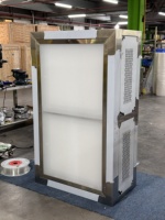 Hotte à flux laminaire verticale personnalisée de classe industrielle, avec filtre HEPA, en acier inoxydable, pour salle blanche et laboratoire, direct usine