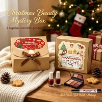 Coffret Cadeau Beauté de Noël Marque Blanche – Ensemble Mystère Maquillage et Vernis à Ongles – Vente en Gros avec Logo Personnalisé pour Salons et Marchandises de Fêtes