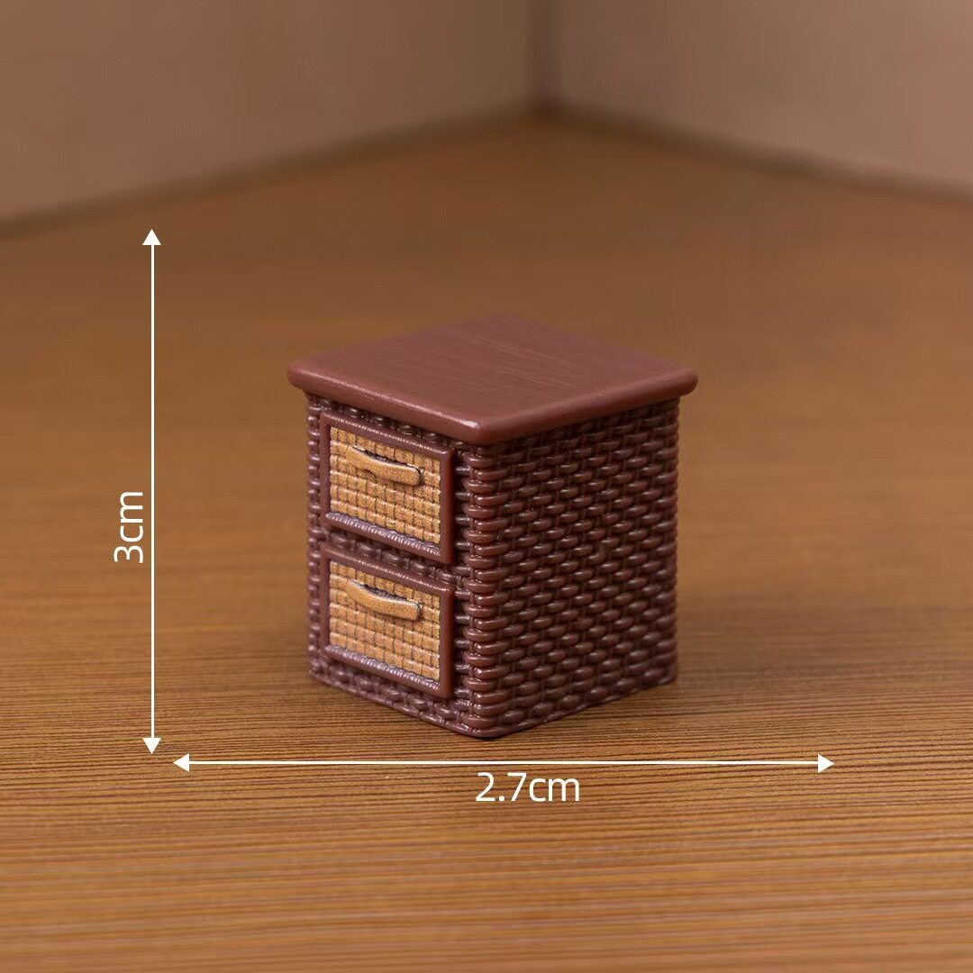 Armoire à 2 tiroirs [3*2,7 cm]