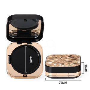 Étui à poudre carré vide de luxe à coussin d'air <span class=keywords><strong>cc</strong></span> étui pour fond de teint crème contenant de poudre étui compact avec miroir - Product Image 4