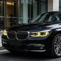 Ensemble de phares LED KGKB pour BMW Série 7 G12 730i 740i 750i 2016-2019, mise à niveau avec lentille de projecteur DRL bicolore, Plug & Play