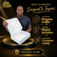 Boîte cadeau en papier rigide personnalisée avec logo sur mesure pour l'expédition en détail