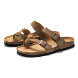 High-quality Breathable Men's and Women's Flat slippers Women's Cork slippers Trendy Men's Cool slippers Beach Casual <b>Shoes</b> - Product Image 2