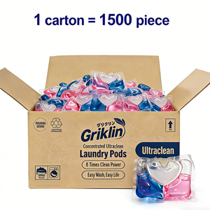 Griklin Capsules de <span class=keywords><strong>lessive</strong></span> jetables 3 en 1 écologiques concentrées en stock - Product Image 3