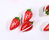 Grosir Kustom Halal Stroberi dengan Selai Permen Gummy Manis Label Pribadi 10g-15g Produsen