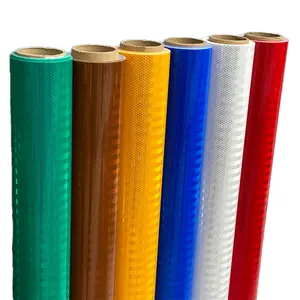 1.22m*45.7m RT-3450 7Years EGP Grade UV Printing Self Adhesive Retro Sheeting Reflective Vinyl Rolls