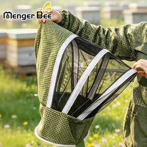 Nuevo Traje de Apicultura Completo a Prueba de Picaduras, Tejido de Malla de 3 Capas Ventilado, Ropa Protectora para Apicultura OEM Menger Bee - Product Image 3