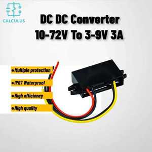 Convertidor Buck Industrial Ajustable de 9-60V a 3.3-9V 3A, Módulo Reductor de Voltaje para PLC, Energía Solar, Automóvil, Fuente de Alimentación de Router - Product Image 5