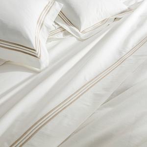 SANHOO Draps de lit <span class=keywords><strong>d</strong></span>'hôtel de haute qualité, taille Queen, ensembles de literie <span class=keywords><strong>d</strong></span>'hôtel brodés dorés, collections - Product Image 5