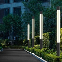 Hepu extérieur Simple paysage éclairage IP65 Villa communauté haut pôle route lampe 2M modèle énergie solaire Led Gard