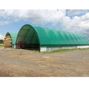 Abri en conteneur dôme de 20 pieds à montage rapide avec auvent pour le stockage d'équipements - Product Image 3