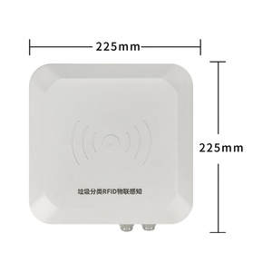 Lecteur d'antenne RFID UHF intégré Vanch, lecteur fixe en plastique 860-960 MHz pour le suivi du tri des déchets, communication Wi-Fi - Product Image 4