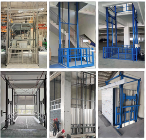 Elevador Eléctrico de Carga para Montacargas con Banda de Goma, Sistema de Elevación de Palets para Restaurantes con Velocidad Ajustable - Product Image 6