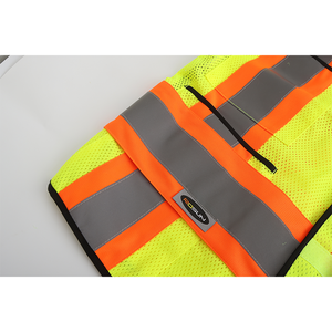Ansi lớp 2 có thể điều chỉnh <span class=keywords><strong>Hi</strong></span> <span class=keywords><strong>VIS</strong></span> ly khai an toàn vest x-trở lại đa túi biểu tượng tùy chỉnh màu sắc cho nơi làm việc an toàn - Product Image 4