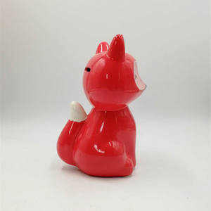 Vente d'usine, <span class=keywords><strong>tirelire</strong></span> créative et mignonne en forme de personnage de dessin animé <span class=keywords><strong>renard</strong></span> pour les cadeaux des enfants, boîte à épargne en céramique personnalisée - Product Image 4