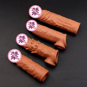 Extended Sleeve <b>TPE</b> Material For Men With Textured Surface And Length Enhancement - Product Image 3
