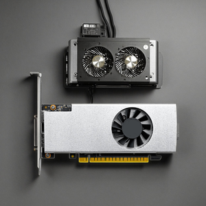 คอมพิวเตอร์ตั้งโต๊ะสำหรับเล่นเกม พัดลมคู่ 4GB GDDR5 128 บิต PCI DisplayPort DVI วีดีโออะแดปเตอร์ GeForce GTX750 Ti กราฟิกการ์ด ระบบระบายความร้อนคู่ - Product Image 5