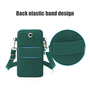 Factory Wholesale Minimalist Cross Body Mobile <strong>Phone</strong> <strong>Bag</strong> Custom Nylon Multi-Function Sports Gym Arm <strong>Bag</strong> Durable Message <strong>Bag</strong> - Product Image 5