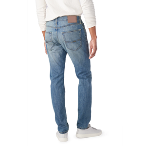 Pantalones vaqueros de mezclilla informales de gran tamaño con estilo para hombre, lo último en moda, diseño antiarrugas, patrón plano, lavado, recto, servicio OEM - Product Image 2