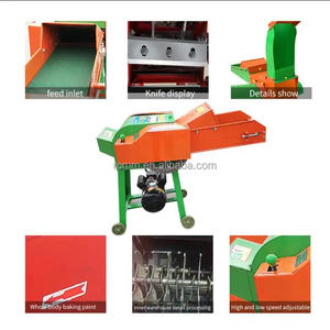 Chaff cắt stover Chopper thức ăn gia súc cỏ Máy cắt silagemachine gà gia súc cừu thức ăn chaff cắt - Product Image 3
