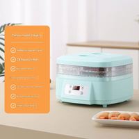 DAWNTECH Heteluchtcirculatie Huisdierensnacks Vlees Gedroogd Fruit Machine Fruit Groenten Huishoudelijk Automatisch Klein 200W Motor