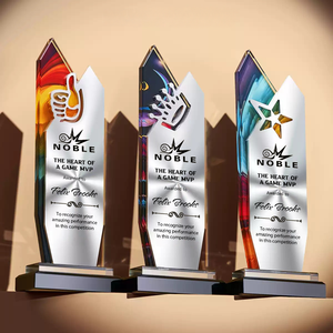 2025 personalizado de alta calidad Metal creativo grabado Premio Anual recuerdo estrella cristal trofeo - Product Image 3