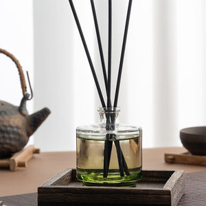 معطرات جو ريلاكسلاينز، موزع عطور بالجملة، ناشر عطر زجاجي دائري سعة 100 مل مع أعواد - Product Image 3