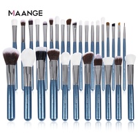MAGEFY pinceaux de maquillage noir rose de haute qualité vente en gros professionnelle 30pcs ensembles de pinceaux cosmétiques de luxe