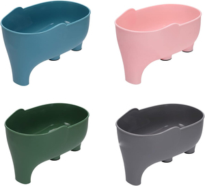 In the Trend Plastic Elephant Sculpted <b>Sink</b> Strainer Drain <b>Basket</b> Fruit Vegetable Washing Rack Hanging Kitchen Convenient Design - Product Image 2