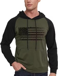 Sweat à capuche d'hiver décontracté vintage pour homme américain, 100 % coton, avec logo personnalisé, manches longues, doublure en tissu éponge brodé, en vente - Product Image 2