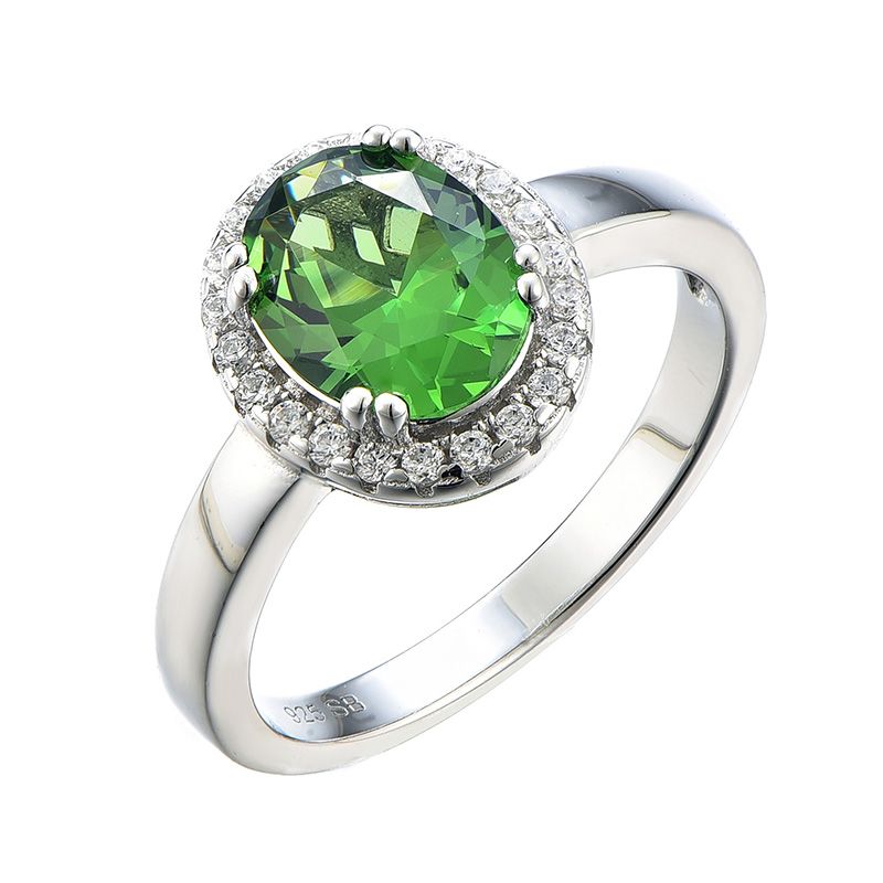 Anello Antistress Donna In Argento 925 Con Zirconia E Cuore Girevole - Regolabile, Regalo - 2