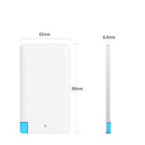 נייד 3000mAh כוח בנק שם כרטיס מהיר מטען מיני כוח בנק - Product Image 5