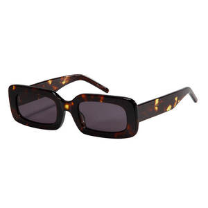 Gafas de Sol de diseñador Premium para hombre Nuevos estilos Gafas de sol negras rectangulares de Actate curadas - Product Image 4