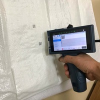 Imprimante à jet d'encre portable Handjet, facile à utiliser, machine à logo pour bouteilles en plastique, sacs, imprimante manuelle DX5, encre Flex Egg