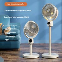 Ventilador de Pie Silencioso con Motor DC, Control Remoto, Batería Recargable Tipo-C de 8000mAh, Uso Doméstico y Exterior