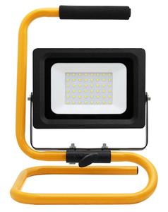 Projecteur de chantier LED 20W, lampe de travail portable avec prise, étanche IP65, éclairage extérieur 2000LM/6500K, lampe de travail LED WD-460 - Product Image 1