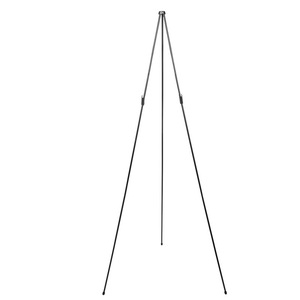 Chevalet en aluminium pour étudiants, support de peinture pliable et télescopique, dédié à l'intérieur et à l'extérieur, portable, couleur naturelle, 150 cm de haut - Product Image 1
