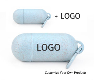 Çevre dostu buğday samanı biyobozunur kemik şekli Pet köpekler için dışkı torbası dağıtıcısı Pet atık torbası tutucu - Product Image 6