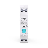 Disjoncteur Intelligent TONGOU API TUYA Zigbee 1P 63A Rail DIN 35mm Mini Appareils de Contrôle à Distance Sans Fil pour Maison Intelligente