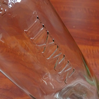 Vodka légère en gros, bouteille en verre de 1 litre