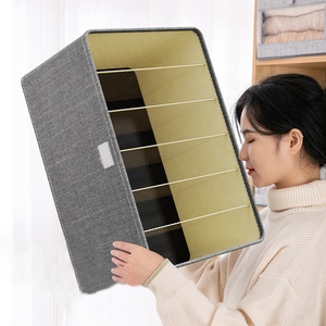 Offre Spéciale garde-robe pantalon sous-vêtements organisateur pliable culottes chaussettes vêtements tiroir sous-vêtements stockage Cubes diviseur - Product Image 6