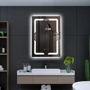 <span class=keywords><strong>Miroir</strong></span> de salle de bain rectangulaire moderne personnalisé YIDA, nouveau modèle, avec éclairage LED, montage mural, commande tactile, lumières tricolores, <span class=keywords><strong>miroir</strong></span> argenté - Product Image 5