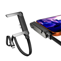 OEM 240W 5A Charge rapide, support pliable en nylon tressé 90° ° Câble de charge USB coudé Type-C vers Type-C pour les appels vidéo