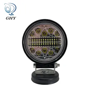 Offroad 4 Inch Round 102W Automóvel LED Trabalho Luz 4x4 Farol Condução Lâmpada para Carro SUV Jeep Truck Tractor Boat