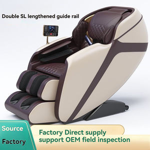 Commercio all'ingrosso della fabbrica di lusso di alta qualità a buon mercato 4D Full Body a gravità Zero uso domestico automatico pelle PU massaggio ai <span class=keywords><strong>piedi</strong></span> poltrona - Product Image 2